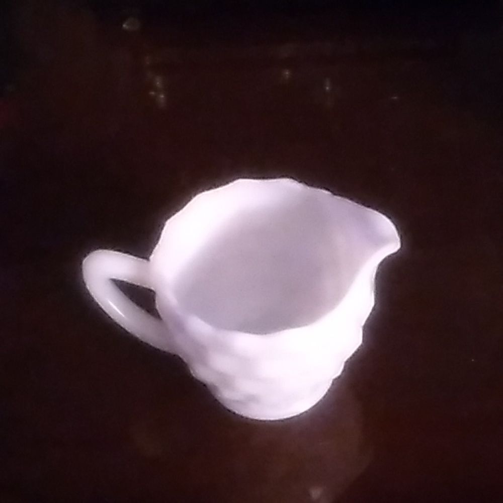 Milk Glass Creamer 